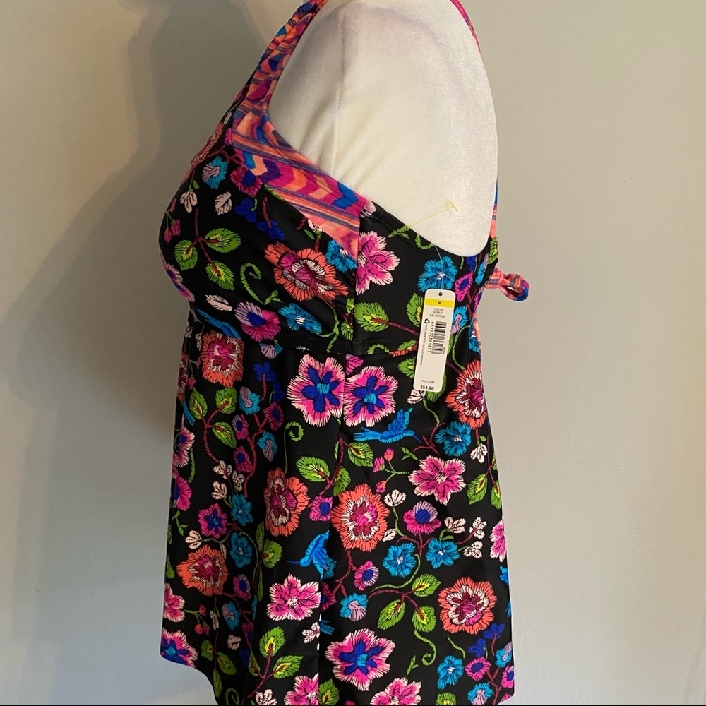 Brilliant Colors! Belks New Directions swim tankini top and bottom